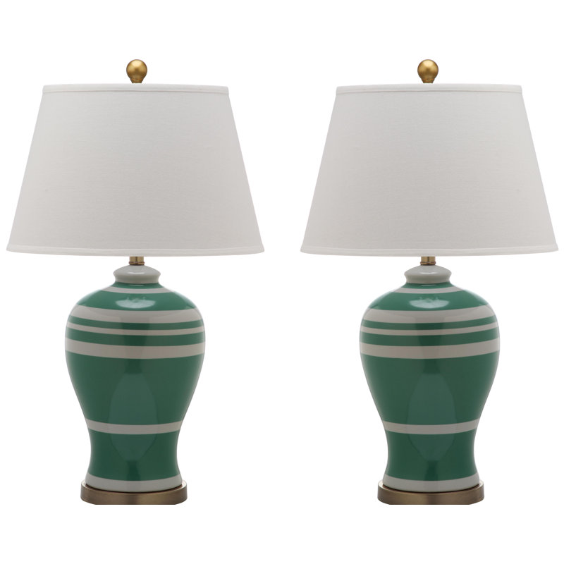 Ginger jar 29" lampe de table, Vert