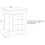 Adaleya 3 Drawer Bedside Chest-386245105