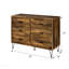 Commode 6 tiroirs Noyer