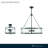 Bennetti 24.75" Wide 5-Light Chandelier-1018835497