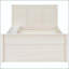 Lit plateforme simple avec lit gigogne escamotable et armoire de rangement