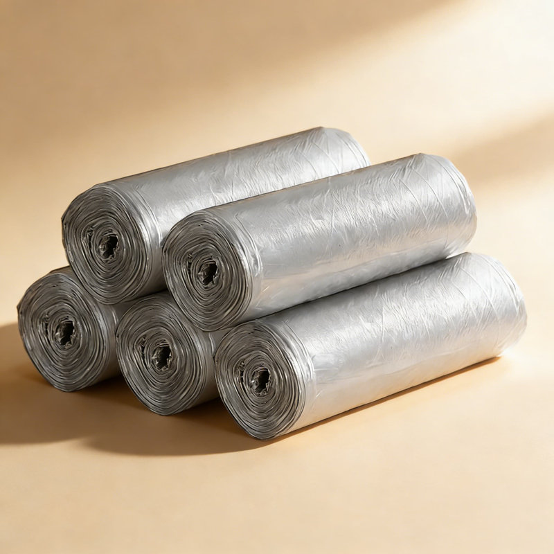 Petits sacs à ordures solides de 4 gallons, 200 sacs à ordures durables pour la cuisine, le bureau, la maison, la chambre à coucher et les poubelles de salle de bain