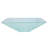 Eden Bath 16.5'' Clear Tempered Glass Square Bathroom Sink