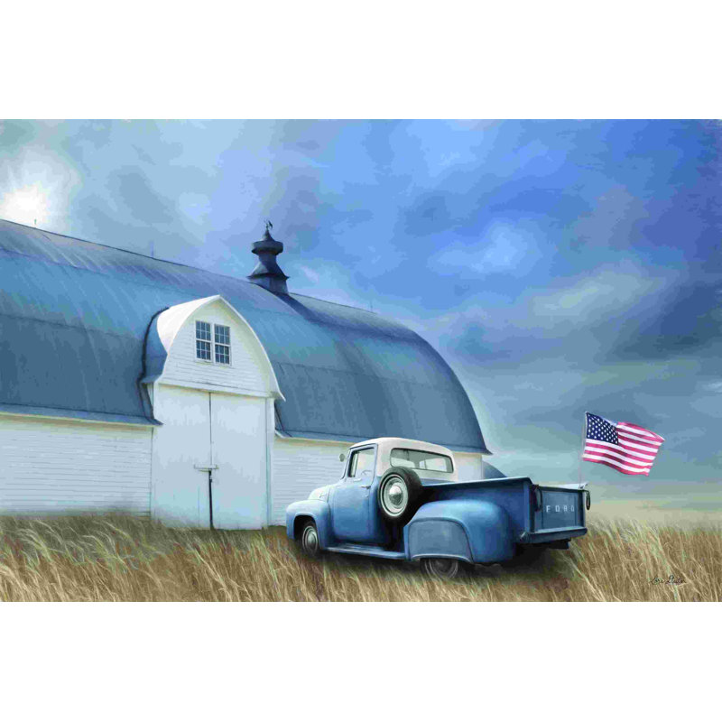 «Let Freedom Reign» par Lori Deiter, reproduction sur toile tendue, White Floater Framed, Non, H 20 po x l 30 po