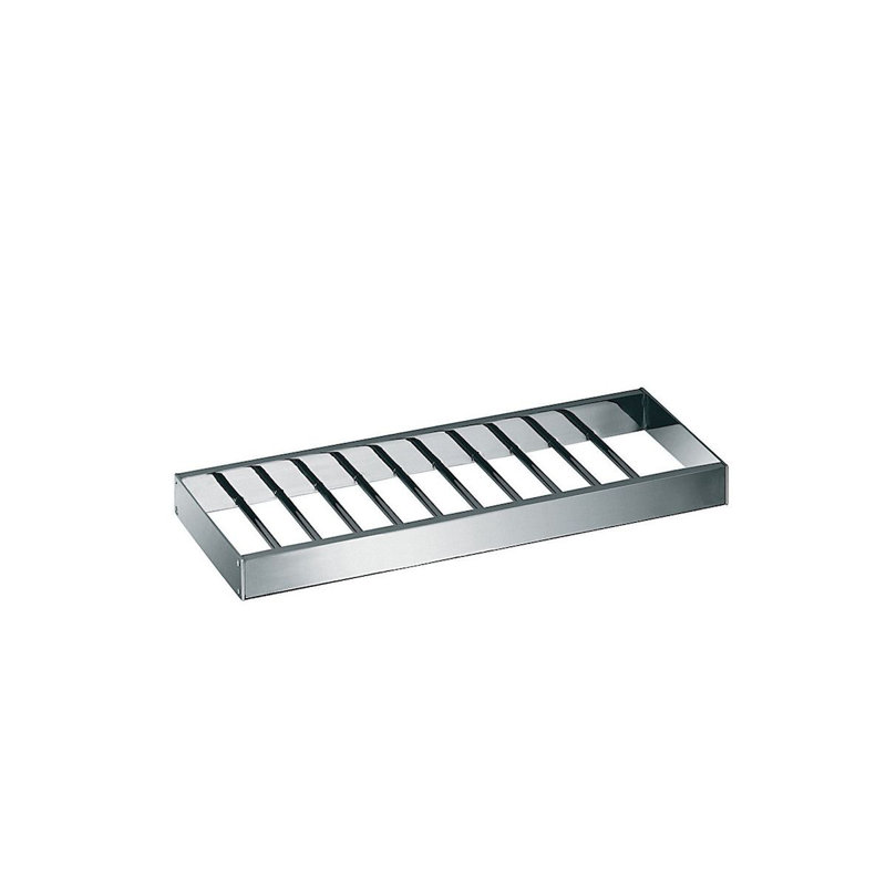 Skuara 1 Shelves Rectangle Metal Floating Shelf, 11.8" W