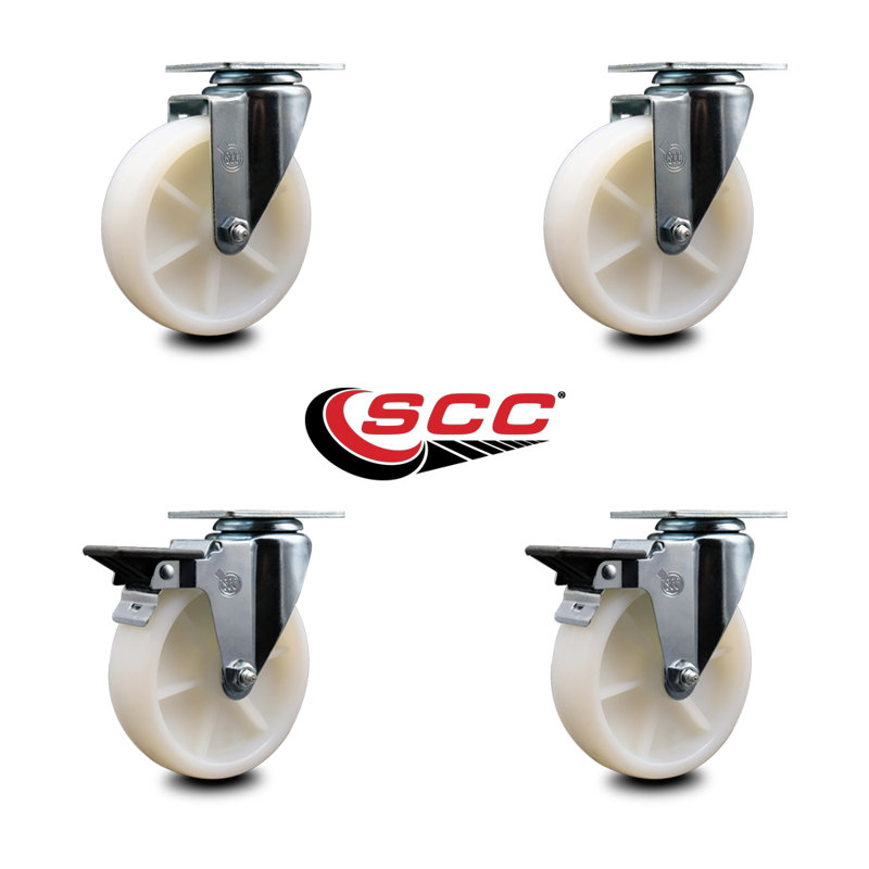 4 Piece Nylon Caster Set