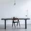 Table de salle à manger rectangulaire noire-432003609