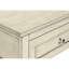 Table d'appoint transitionnelle avec tablette inférieure et rangement en blanc antique 2 pour chambre à coucher
