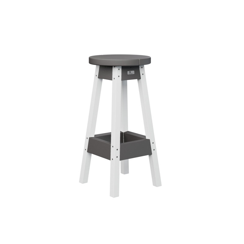 Tabouret de bar d'extérieur Berlin Gardens, 30", Gris fumée