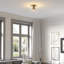 Plafonnier semi-encastré avec abat-jour en verre-1144799657