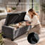 Velvet Upholstered Bench-1557651648
