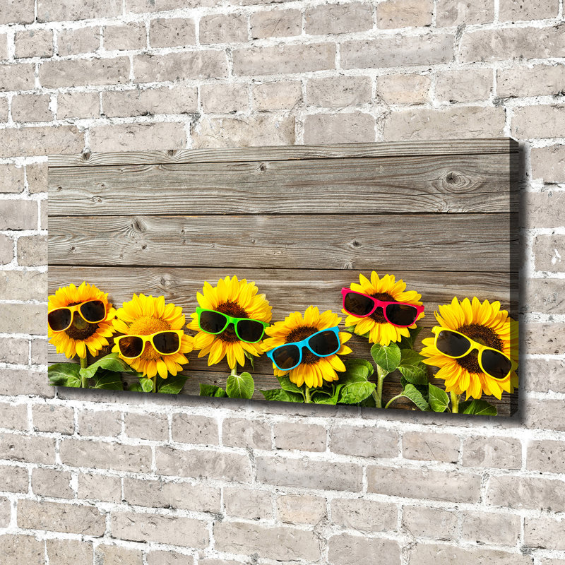 Sunflowers - No Frame Print on Canvas
