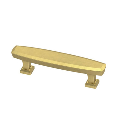 (5 Pack) 3-3/4 inch Beveled Pull Bayview Brass