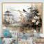 Asian Art Sumi Bird Serenity I - Art mural asiatique-1668314038-1668314028