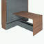 Lit escamotable double avec bureau pliable-1973259223