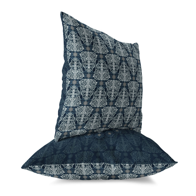 Coussin Mandala, Vert, H 26 po x l 26 po