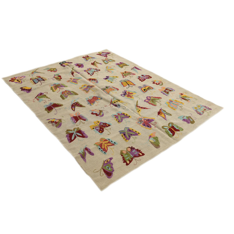 6 Ft Square Perry Ivory Rug