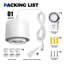 Barrina Tr40 Hanging Plant Lights For Indoor Growing, 40w 5000k Full Spectrum, Adjustable Beam Angle (15°-60°), High Ppfd, Spotlight Grow Light With Timer For Indoor, Large Tall Plant, Flowers, White