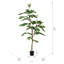 Nandina artificiel en pot vert.-20583806
