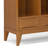 Harper 42"W Solid Hardwood 9 Cube Mid-Century Modern Bookcase with 3 Drawers-921754433