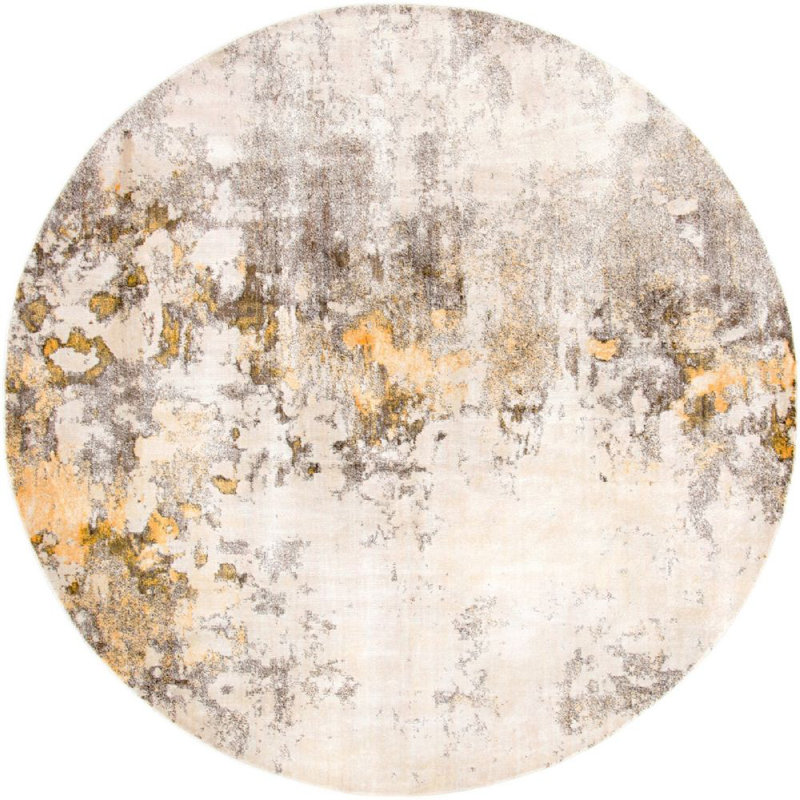 Frodsham Abstract Indoor Rug, Round 8'