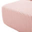 Méridiennes intérieures à compression, grande chaise longue moderne en tissu rose