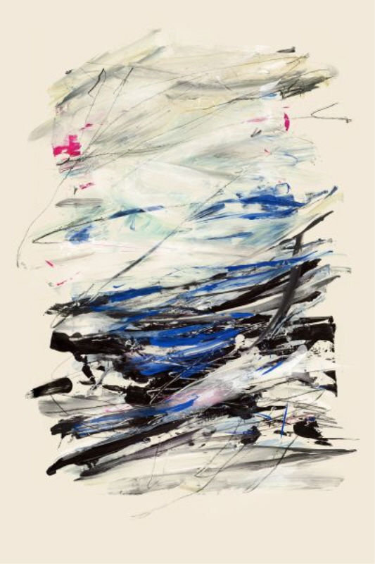 Fiddle Play Print by Elena Carlie, Glass Coat, 71" H x 47" W