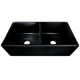 Vineyard 33" L x 18" W Double Basin Farmhouse Kitchen Sink with Sink Grid and Drain Assembly