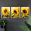Étude florale CLxx -Set de 3 estampes giclées encadrées -Prêt à-1839904205-1839904203