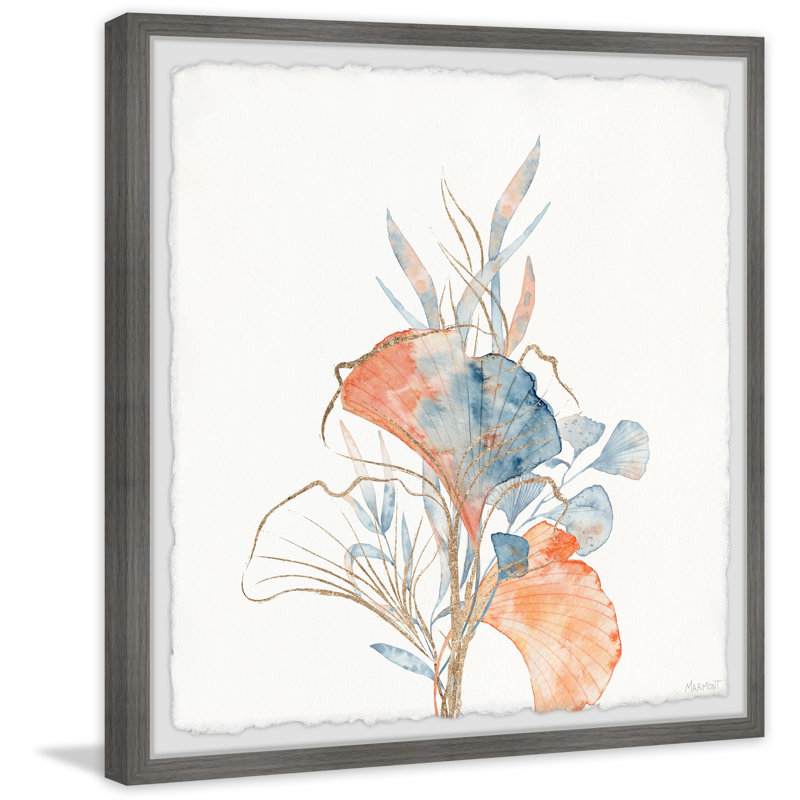 Seaweed Bouquet - Single Picture Frame Painting, 30cm H x 30cm W x 3.81cm D