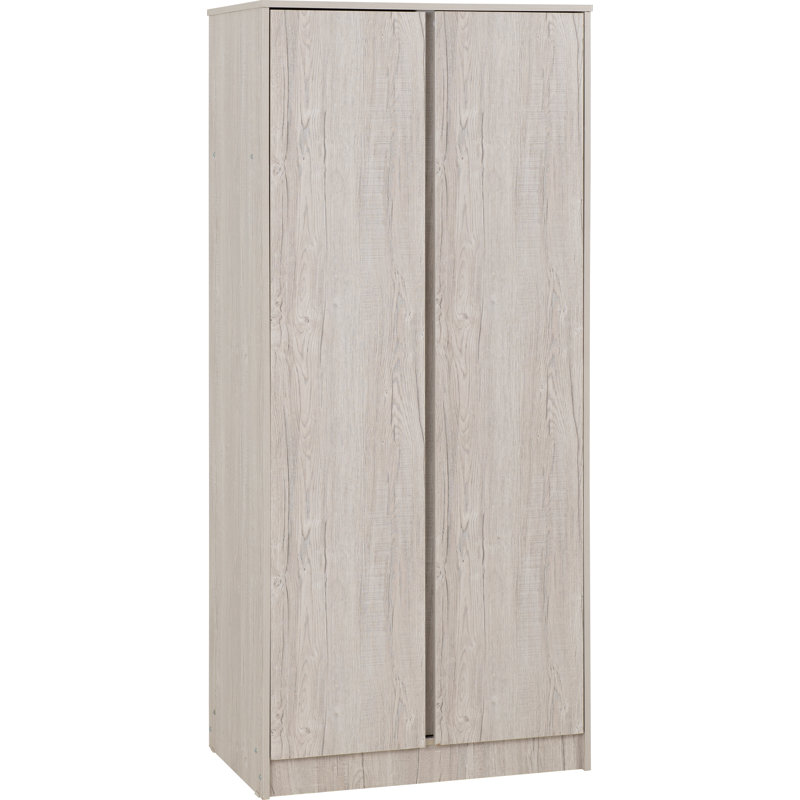 Braunstein 2 Door Wardrobe, Urban Snow