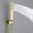 Thermostatic Complete Shower System with Rough in-Valve-101968701
