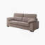 Canapé-lit 2 places, canapé Mid-Century moderne, canapé-lit convertible grand format avec structure en bois et revêtement en polyester, conception escamotable, capacité de 300 lb - peu encombrant pour le salon-50705008-50705014