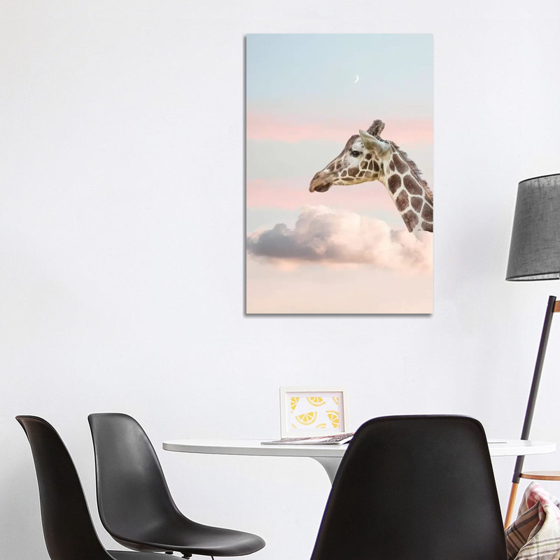Dreaming Giraffe - Print on Canvas, Wrapped Canvas, 101.6cm H x 66.04cm W x 3.81cm D