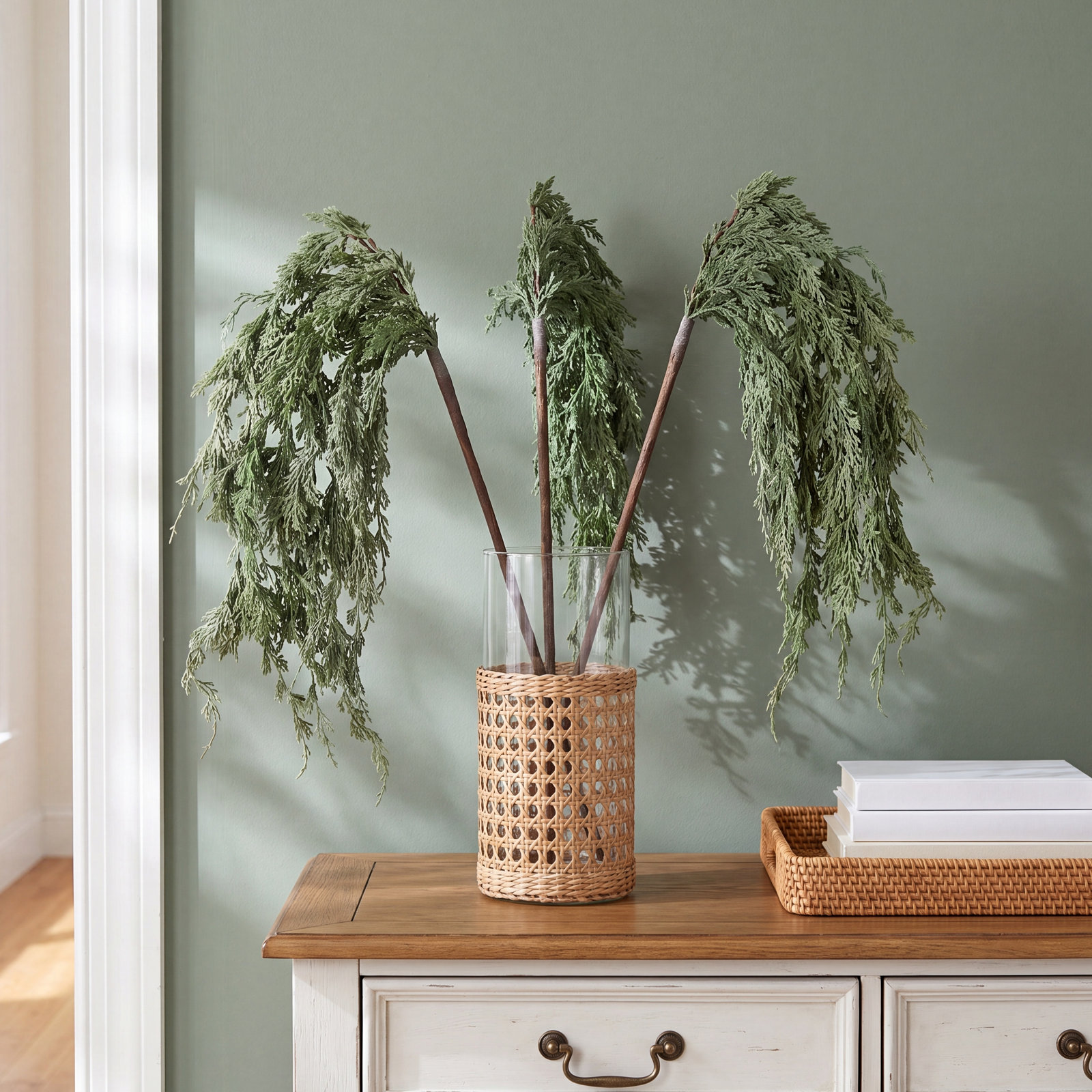 Faux Cedar Swag