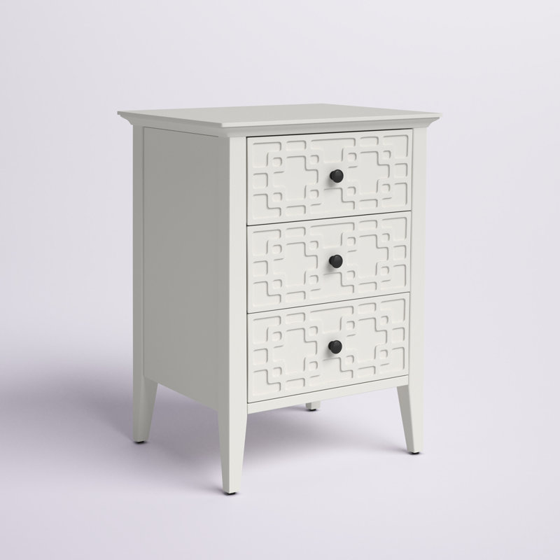 Table de chevet 3 tiroirs Jerry