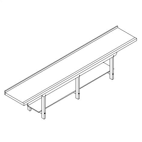 120'' W Metal Top Workbench