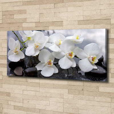 Orchid - No Frame Print on Glass
