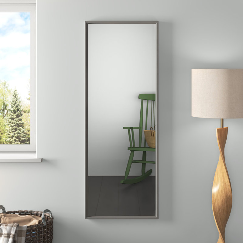Weybridge Wood Flat Mirror, 142.5cm H x 53cm W, Oak