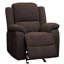 Fauteuil inclinable et oscillant avec accoudoirs coussinés