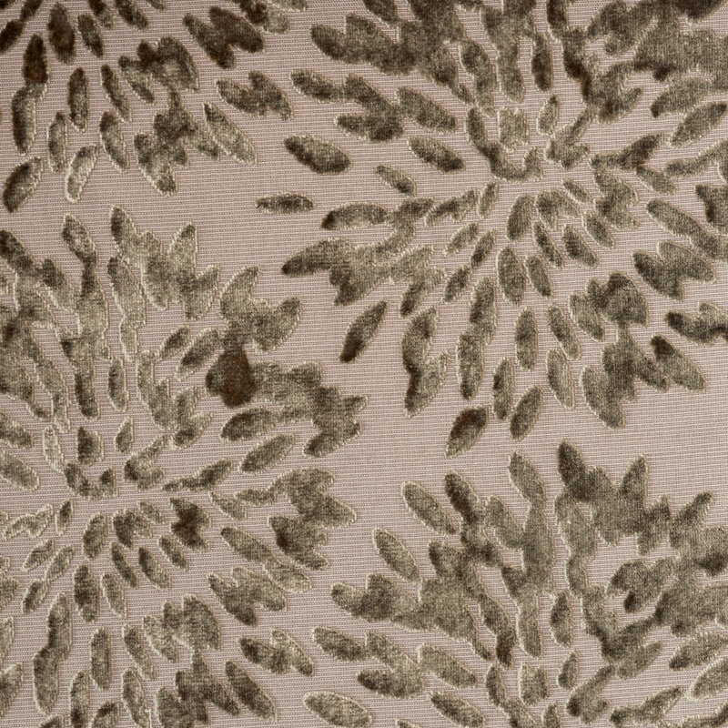 Tuscany-Florence Fiori Burnout Velvet Fabric, Wheat