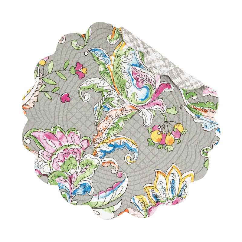 Michie 17" Quilted Cotton Placemat