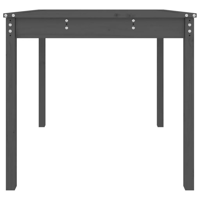 Lashelle Rectangular Outdoor Dinning Table, Grey