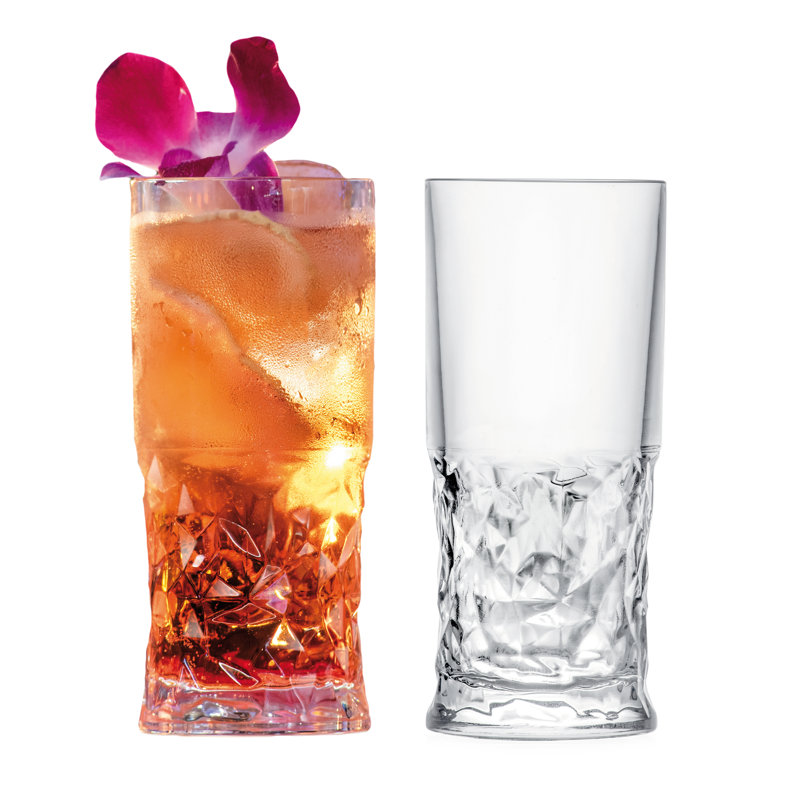 Highball Glass - Drinking Glasses - Set of 2 -  Tumbler - Bar Glassware, 11 oz, Made in Europe