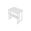 Petit bureau pliable pliable pour les petits espaces, bureau d'écriture 31,5 pouces pour bureau, bureau à la maison pliable pour chambre 80 * 58, blanc