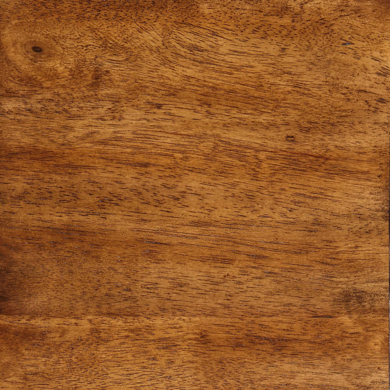 Lit de jour simple en bois Durlene avec couchette rustique miel
