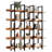 70.5"H X 70.9"W Wood Double 5-Tier Bookcase-800694549