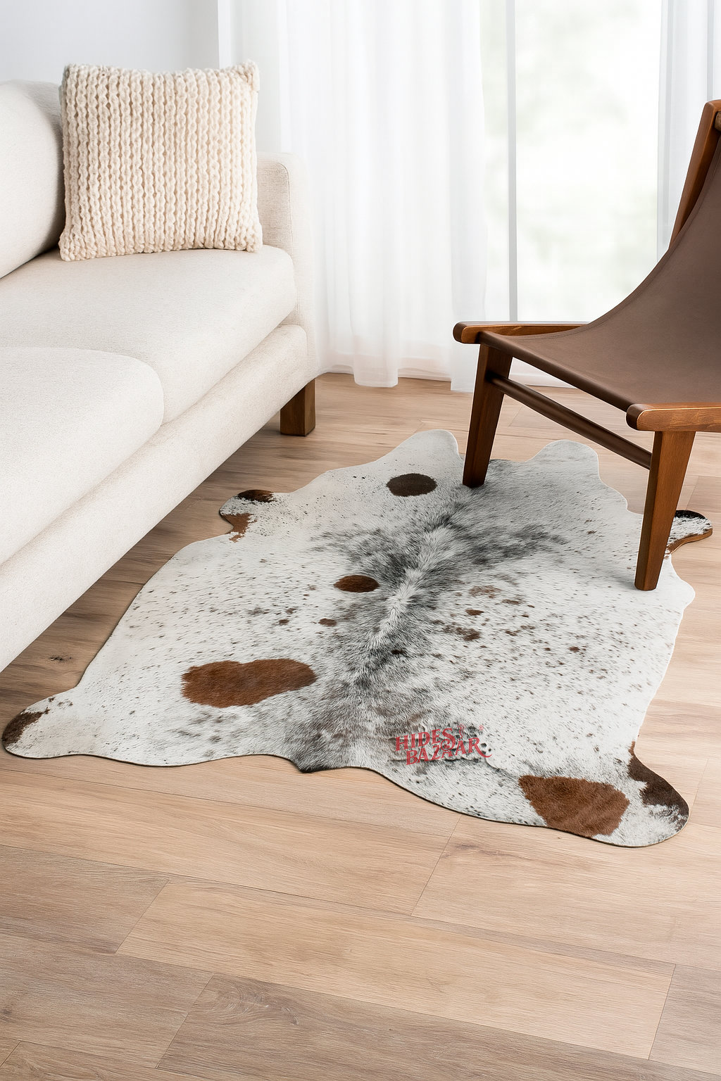 Foundry Select Novelty Tigan M Leather Area Rug with Non-Slip Backing ...