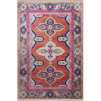 Multi Color Traditional Motif Ethnic Pattern Creative Vintage Decorative Machine Washable Area Rug