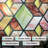 Retro Geometry Static Cling Window Decal